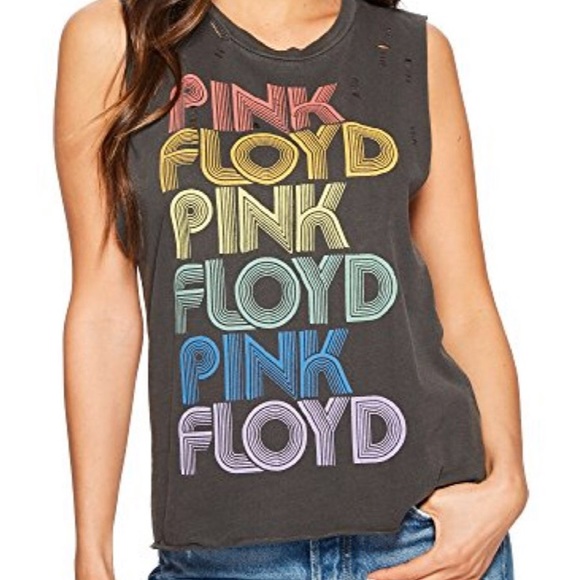 Lucky Brand Women's Pink Floyd Distressed Tank - Picture 2 of 4